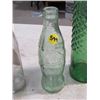 Image 4 : GLASS BOTTLES - PILSNER, DOUBLE COLA, COKE *GREEN* , LIQUOR BOTTLE *GREEN* (QTY 4)