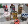 Image 1 : LOT OF TINS & PLASTIC CONTAINERS