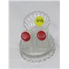 Image 1 : SALT/PEPPER SHAKERS (GLASS TURKEYS)