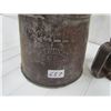 Image 2 : ½ GAL. OIL DISPENSER *RUSTED* & OILER