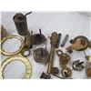 Image 5 : LOT OF LAMP PARTS, RUNNERS, WICKS, ETC. (OVER 50 PCS)