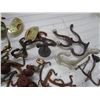 Image 4 : LOT OF VINTAGE HANDLES, HOOKS (OVER 100 PCS OF HARDWARE)
