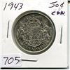Image 1 : 1943 CNDN 50 CENT PC (SILVER)