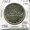Image 1 : 1963 CNDN DOLLAR (SILVER)