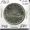 Image 1 : 1963 CNDN DOLLAR (SILVER)