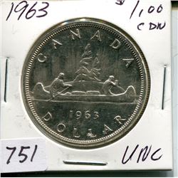 1963 CNDN DOLLAR (SILVER)