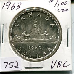 1963 CNDN DOLLAR (SILVER)
