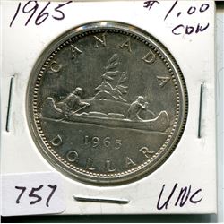1965 CNDN DOLLAR (SILVER)