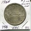 Image 1 : 1965 CNDN DOLLAR (SILVER)
