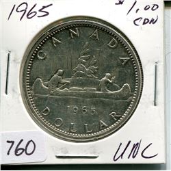 1965 CNDN DOLLAR (SILVER)