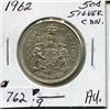 Image 1 : 1962 CNDN 50 CENT PC (SILVER)