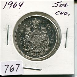1964 CNDN 50 CENT PC (SILVER)