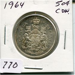 1964 CNDN 50 CENT PC (SILVER)