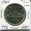 Image 1 : 1965 CNDN DOLLAR (SILVER)