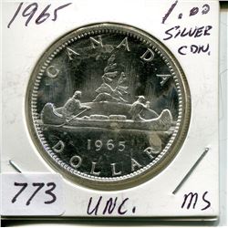 1965 CNDN DOLLAR (SILVER)