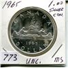 Image 1 : 1965 CNDN DOLLAR (SILVER)