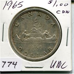 1965 CNDN DOLLAR (SILVER)