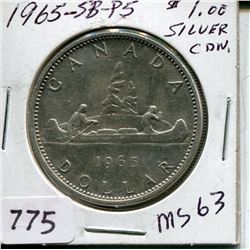 1965 CNDN DOLLAR (SILVER)