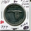 Image 1 : 1967 CNDN DOLLAR (SILVER)