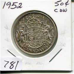 1952 CNDN 50 CENT PC (SILVER)