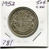 Image 1 : 1952 CNDN 50 CENT PC (SILVER)