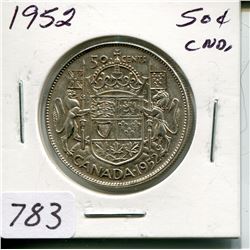 1952 CNDN 50 CENT PC (SILVER)