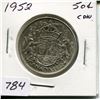 Image 1 : 1952 CNDN 50 CENT PC (SILVER)