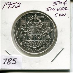 1952 CNDN 50 CENT PC (SILVER)
