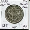 Image 1 : 1953 CNDN 50 CENT (SILVER, NSF-SD)