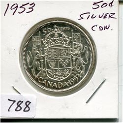 1953 CNDN 50 CENT PC (SILVER)