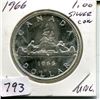 Image 1 : 1966 CNDN DOLLAR (SILVER)