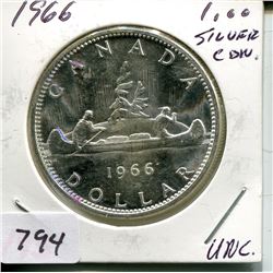 1966 CNDN DOLLAR (SILVER)