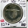 Image 1 : 1967 CNDN DOLLAR (SILVER)
