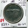 Image 1 : 1967 CNDN DOLLAR (SILVER)