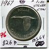 Image 1 : 1967 CNDN DOLLAR (SILVER)