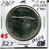 Image 1 : 1967 CNDN DOLLAR (SILVER)
