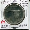 Image 1 : 1967 CNDN DOLLAR (SILVER)