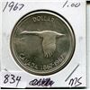 Image 1 : 1967 CNDN DOLLAR (SILVER)