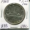 Image 1 : 1965 CNDN DOLLAR (SILVER)