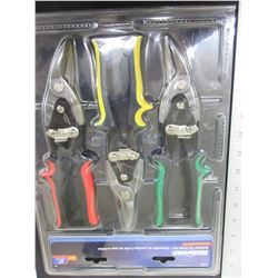 New Mastercraft Tin Snip set of 3