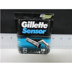 New Gillette Sensor Razor Blade Cartridges / 10 ct