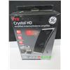 Image 1 : New GE Pro Crystal HD Amplified Antenna / get free local channels /40miles range