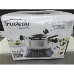 New Trudeau Maison 3 in 1 Fondue Set / 13 pieces