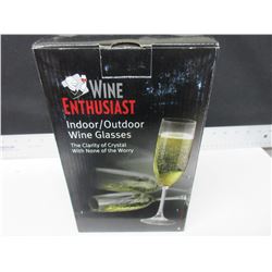 New Wine Enthusiast Indoor/Outdoor Wine glasses