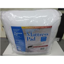 New QUEEN Automatic Heated Mattress Pad digital display auto shut off