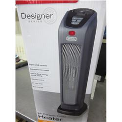 New Sunbeam 24" Ceramic Tower Heater/Oscillation / digital Adjustable thermostat
