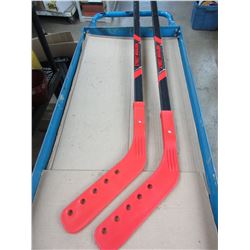 2 New Street Invasion Street Hockey/Ball Hockey sticks / 52" can cut to size