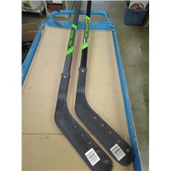 2 New Street Invasion Street Hockey/Ball Hockey sticks / 52" can cut to size