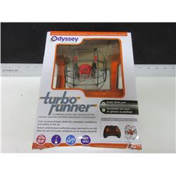 New Odyssey Turbo Runner DRONE scale walls & drive on the ceiling