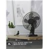 Image 1 : New Hometrends 12 inch black Table Fan with energy efficient DC Motor